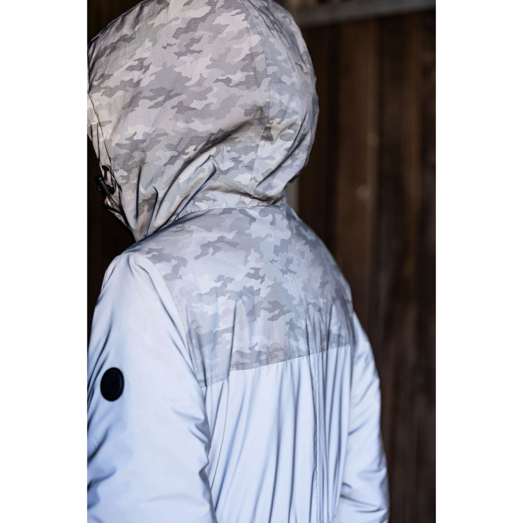 HKM Gabardina Larga Washington Gris/Plata