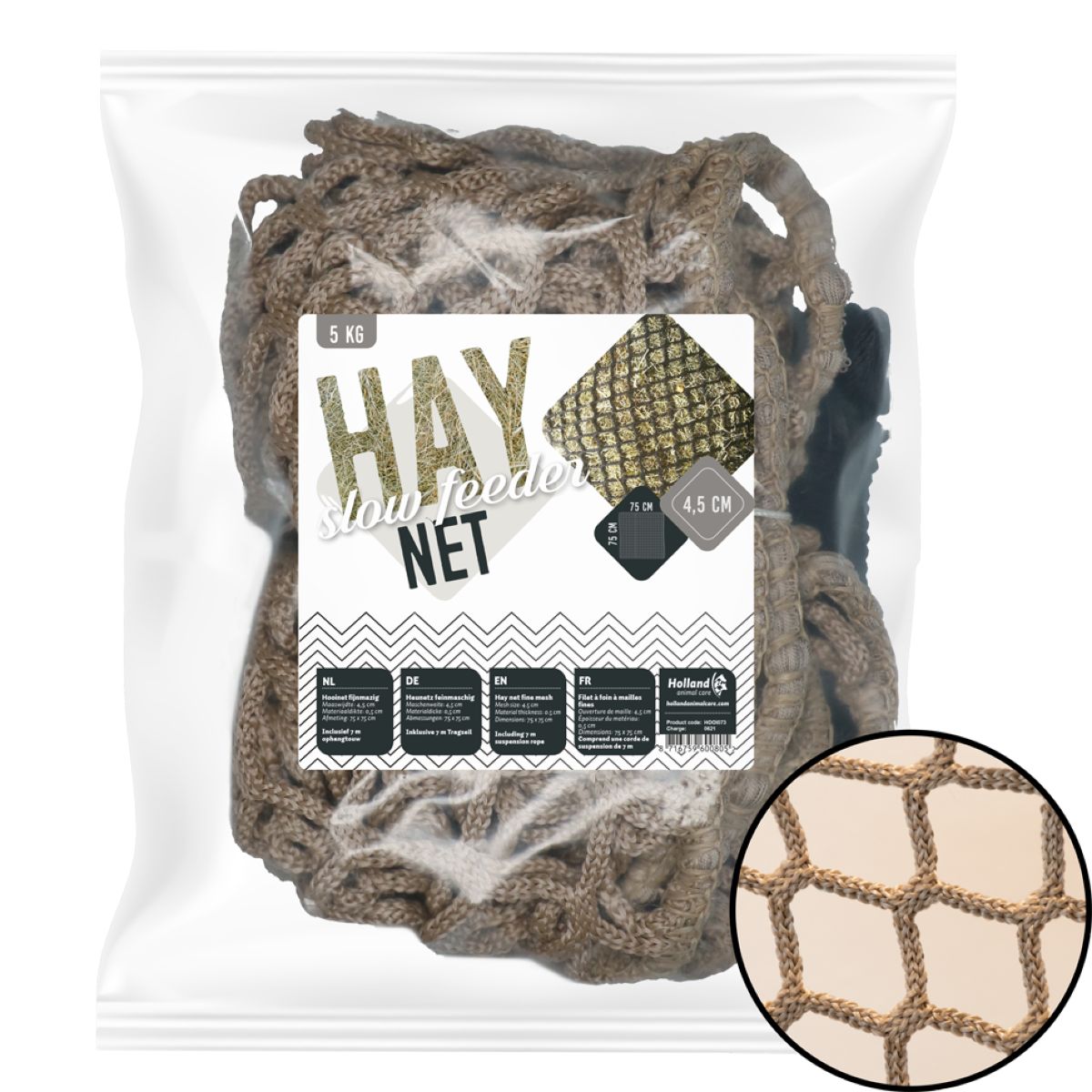 Hay Slow Feeder Red de alimentación lenta de heno