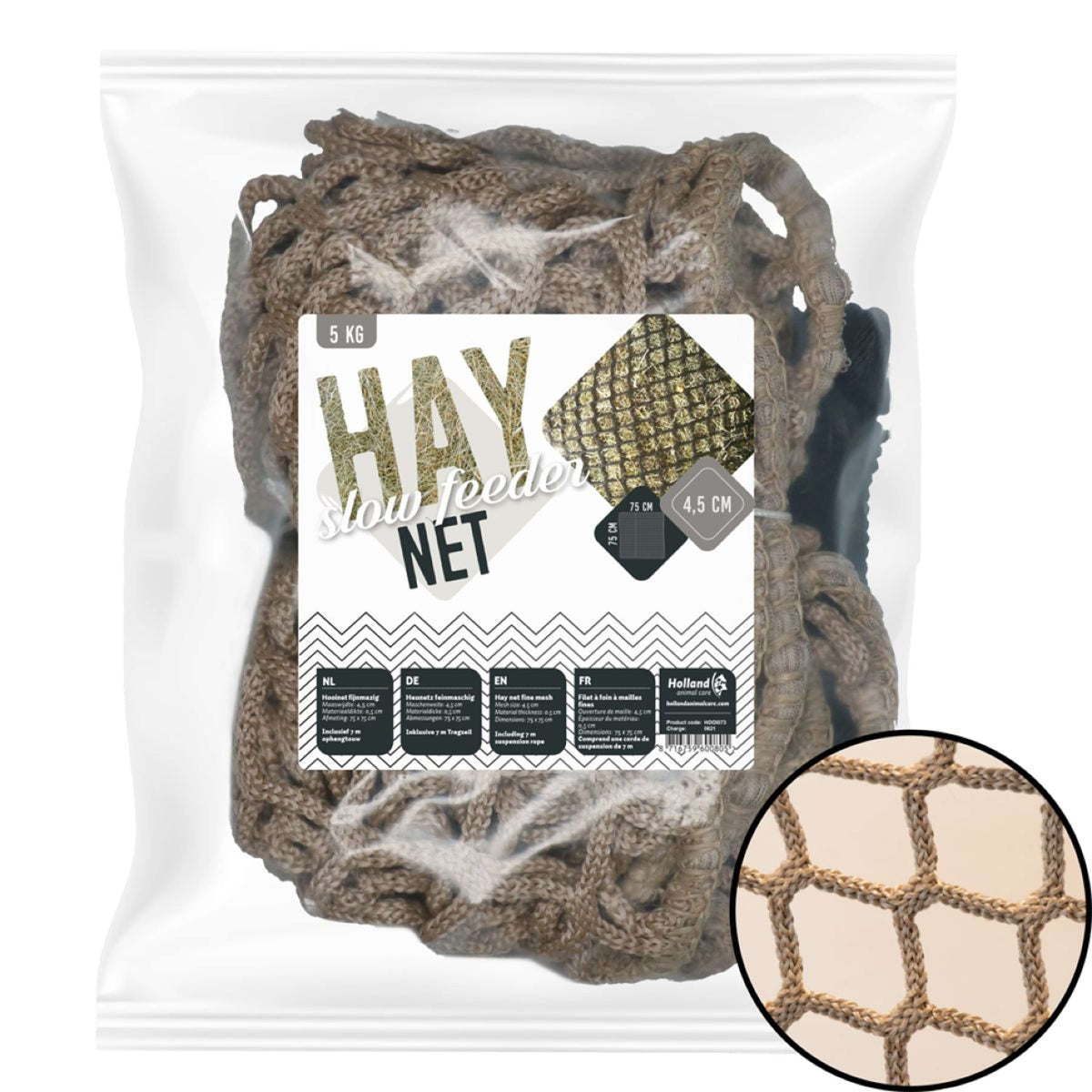 Hay Slow Feeder Red de alimentación lenta de heno