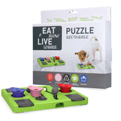 Eat Slow Live Longer Juguete Interactivo Puzzle Rectangle