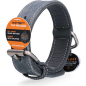 Spotted Pro! Collar para Perro Cuero Gris