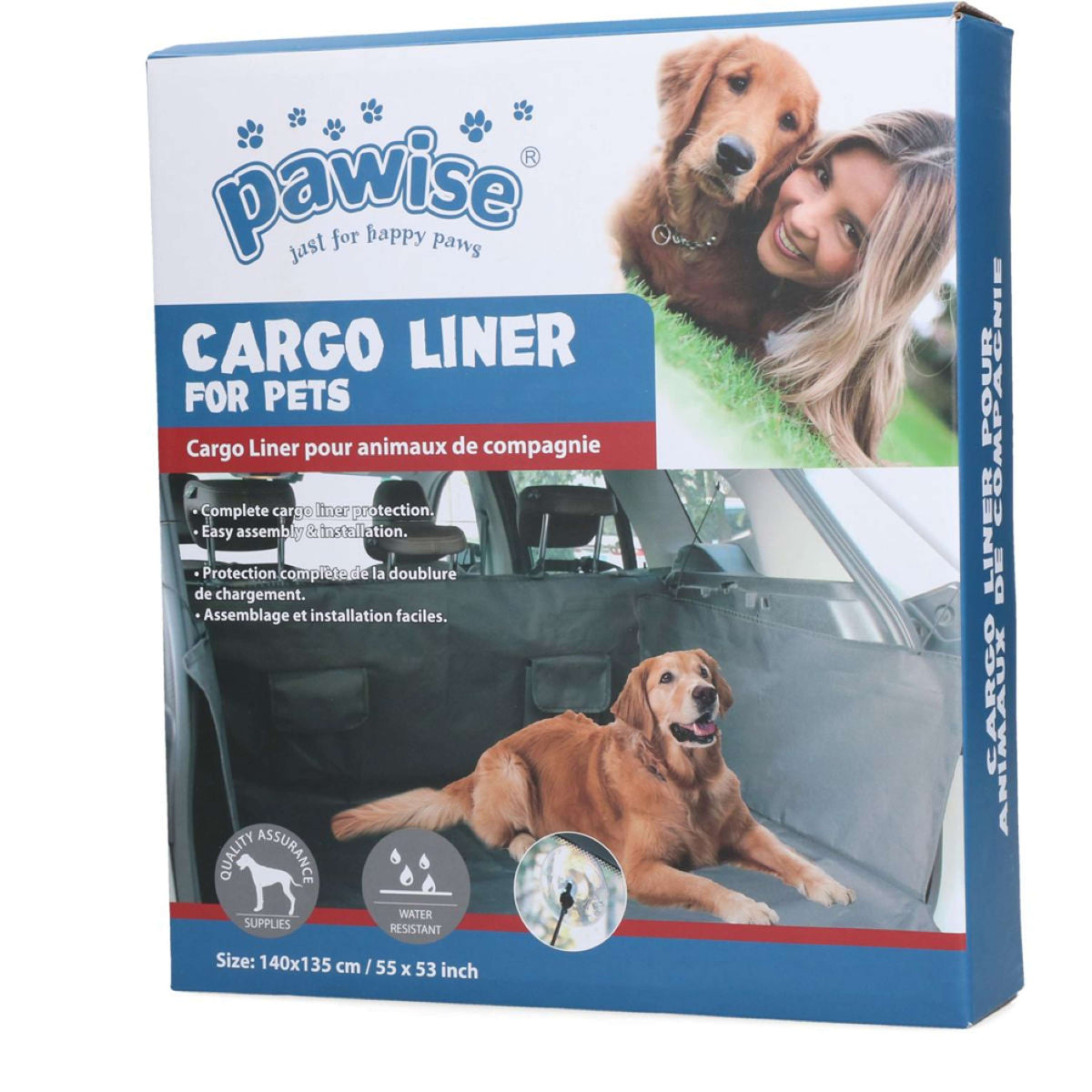 Pawise Manta para Perro para Coche para Maletero del Coche