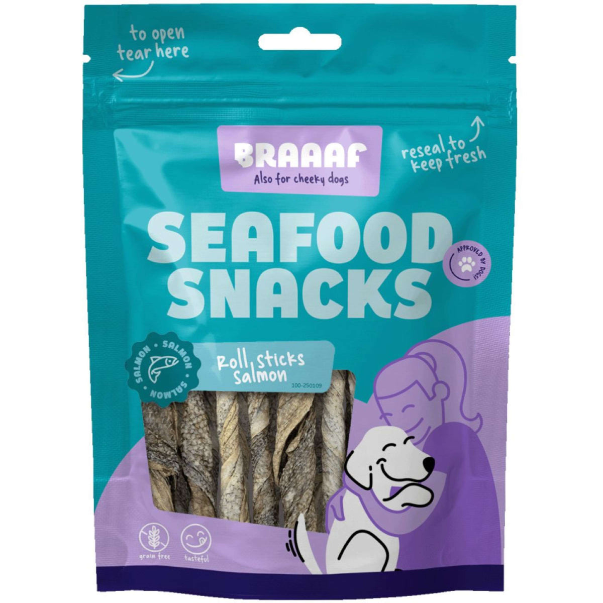 Braaaf Palitos de Salmón 12cm