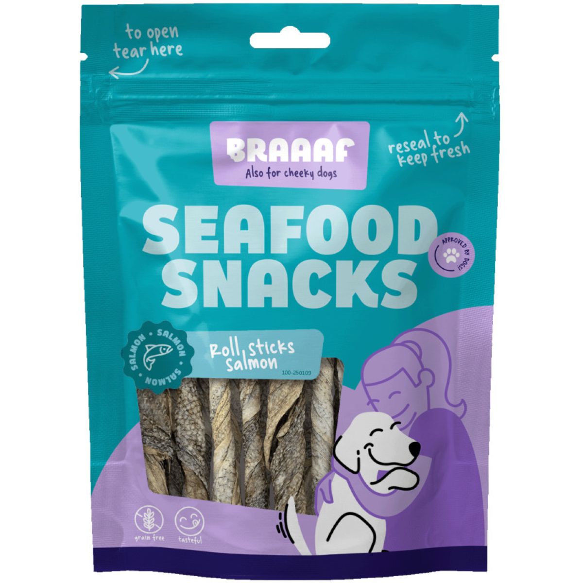 Braaaf Palitos de Salmón 12cm