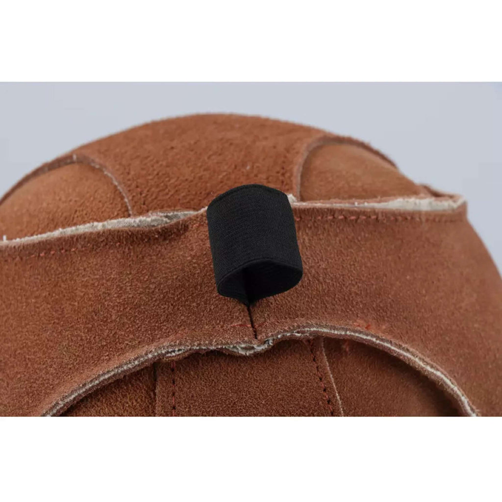 Excellent Pelota de juego divertida para caballos Suede Marron