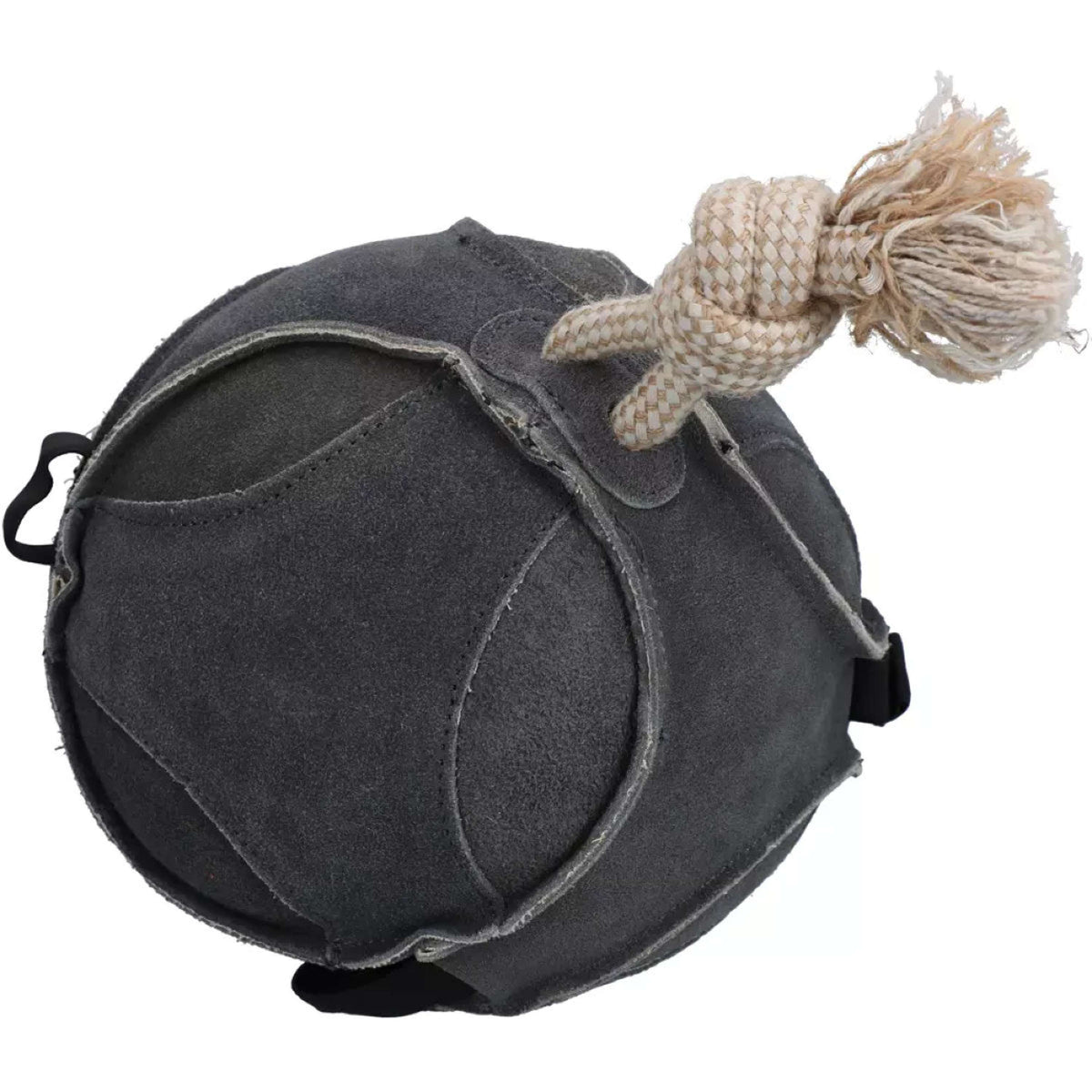 Excellent Pelota de juego divertida para caballos Suede Gris