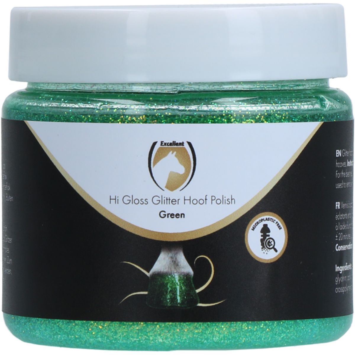 Excellent Brillo para Cascos Hi Gloss con Purpurina Turquesa