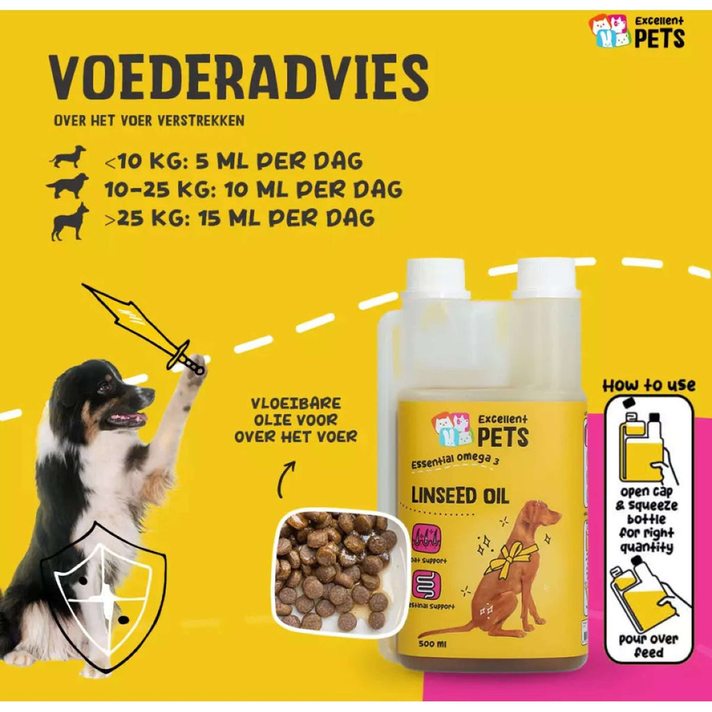 Excellent Aceite de Linaza Voor Honden