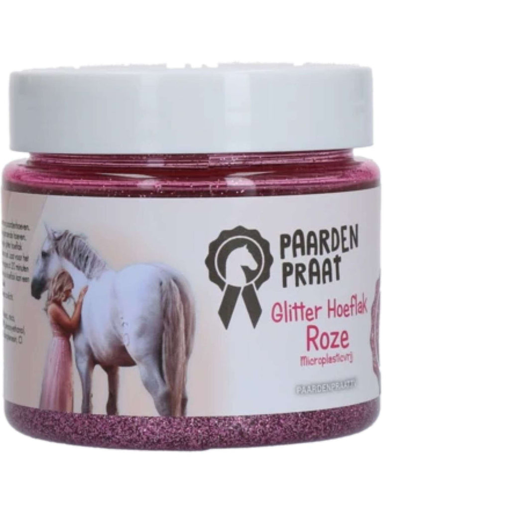 Paardenpraat Esmalte para cascos Glitter Rosa