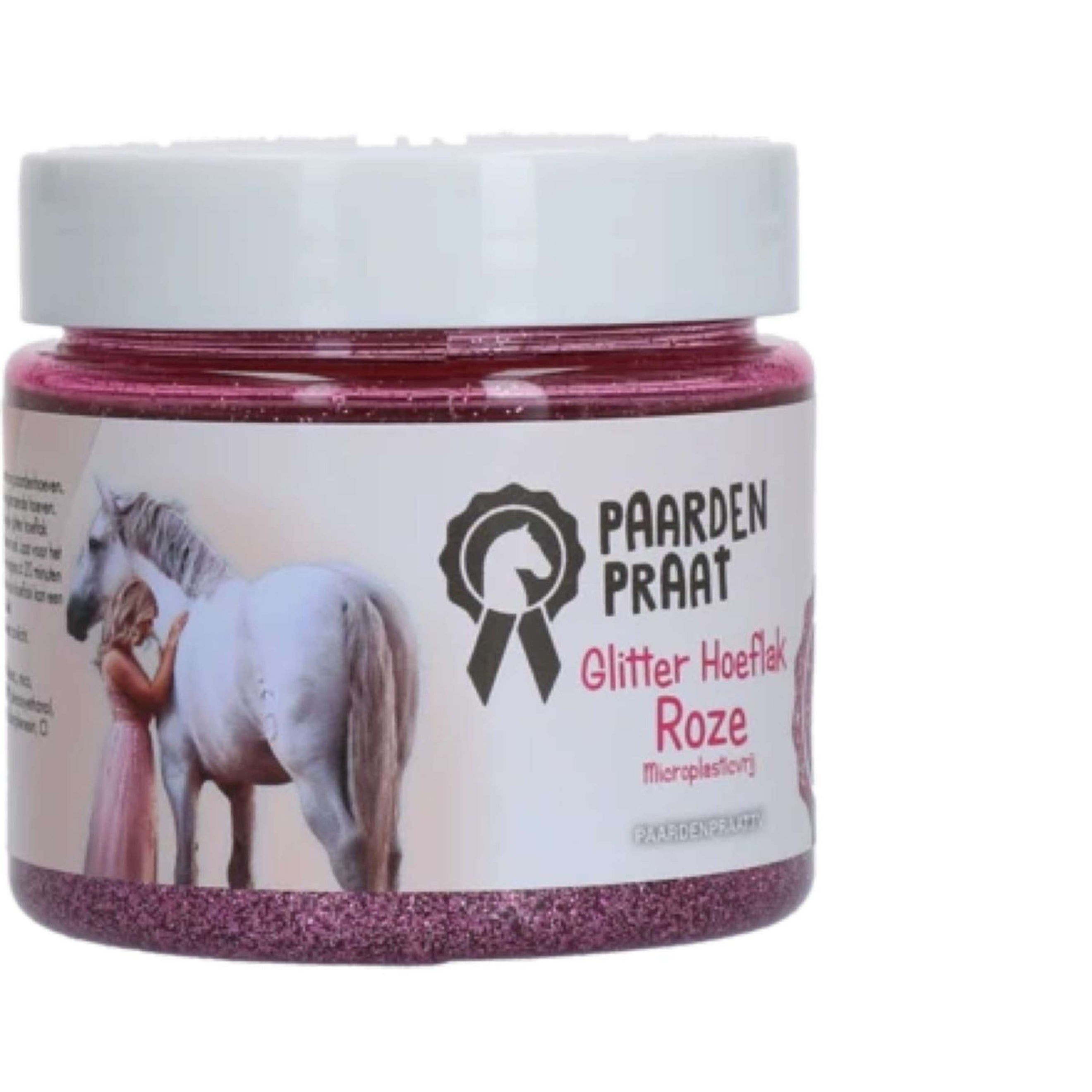 Paardenpraat Esmalte para cascos Glitter Rosa