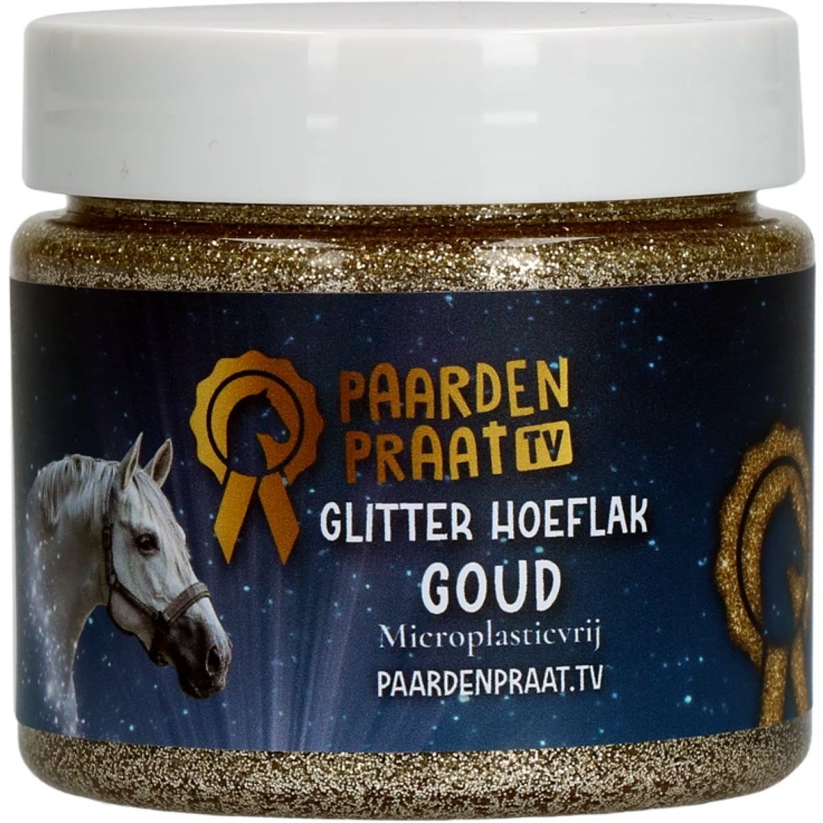 Paardenpraat Esmalte para cascos Glitter Oro Paardenpraat Esmalte para cascos Glitter Oro