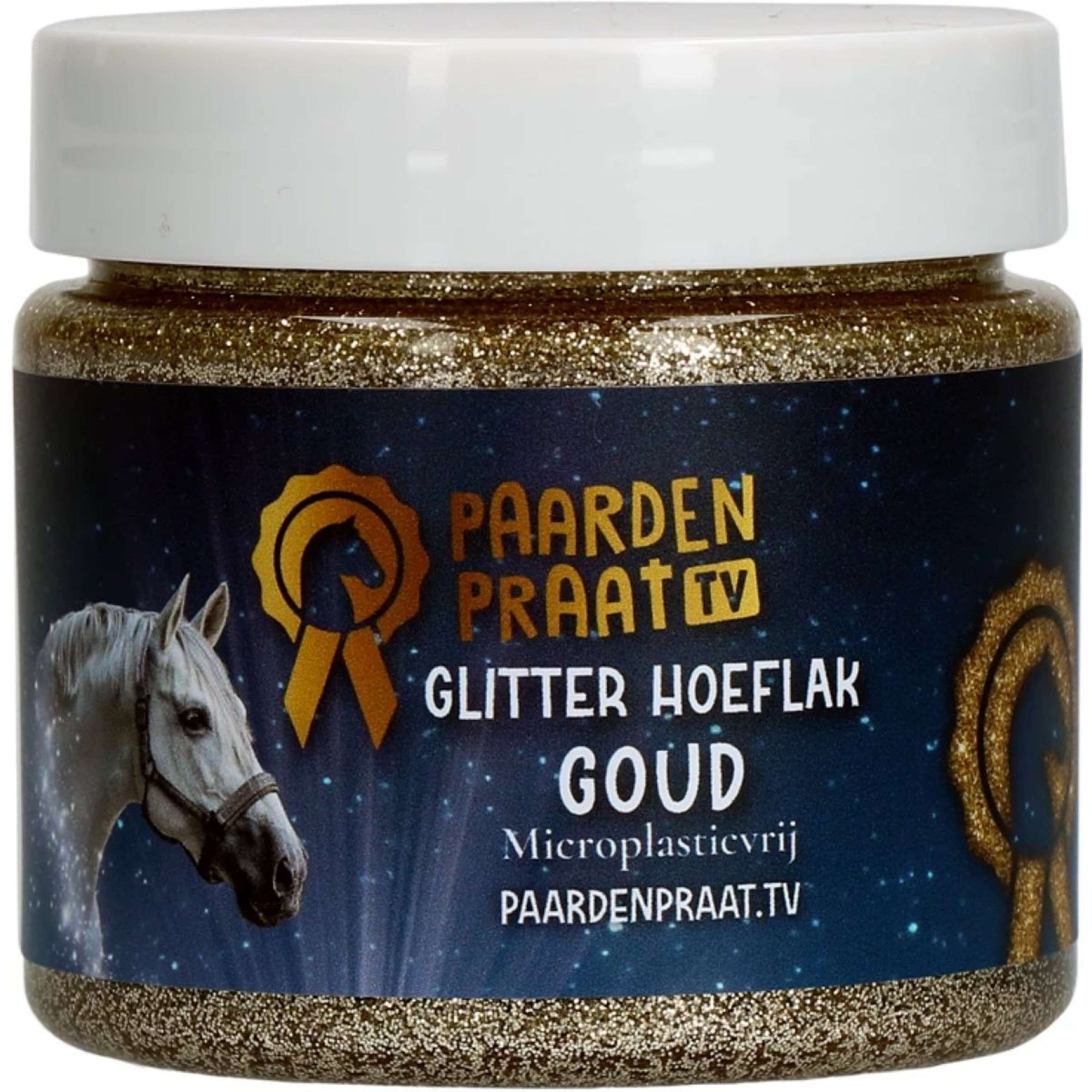Paardenpraat Esmalte para cascos Glitter Oro