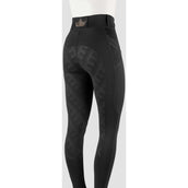 HORKA Legging de Equitación Momentum Negro/Oro rosa