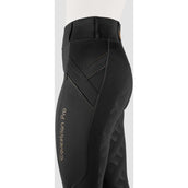 HORKA Legging de Equitación Momentum Negro/Oro rosa