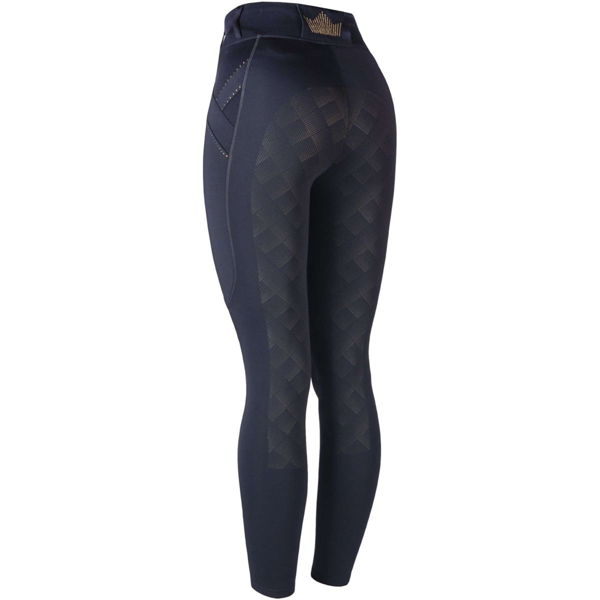 HORKA Legging de Equitación Momentum Niños Azul<>Rosa