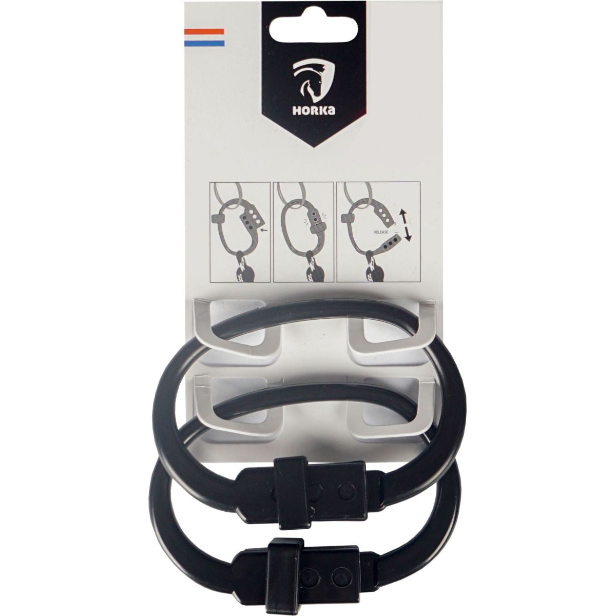 HORKA Anillo de seguridad Negro