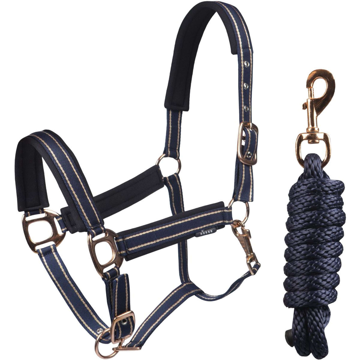 HORKA Juego de Cabestro Deluxe Azul<>Rosa