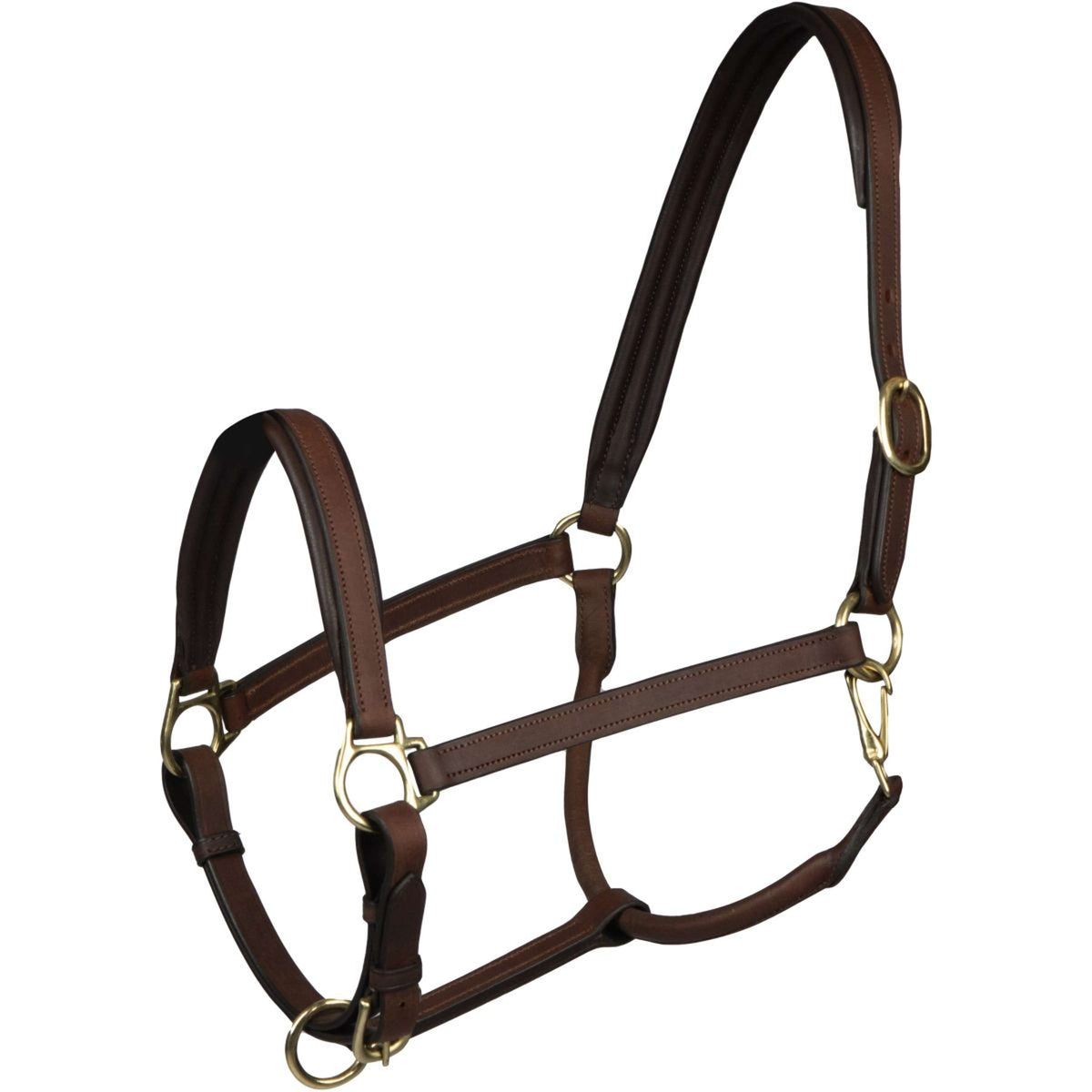 HORKA Cabezada Stockholm Leather Marron/Oro