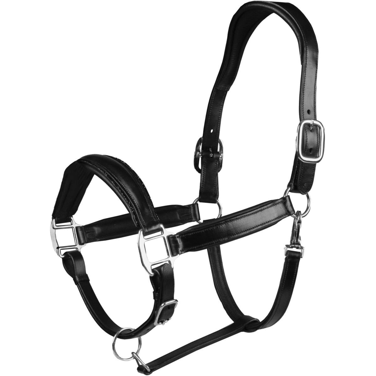 HORKA Cabezada de Cuero Brilliance Negro
