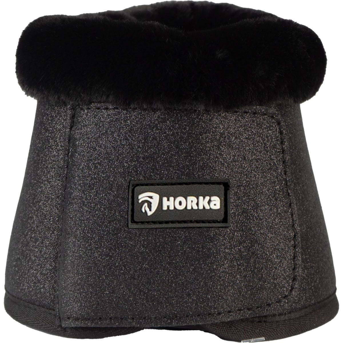 HORKA Botas de Campana Glitter Negro