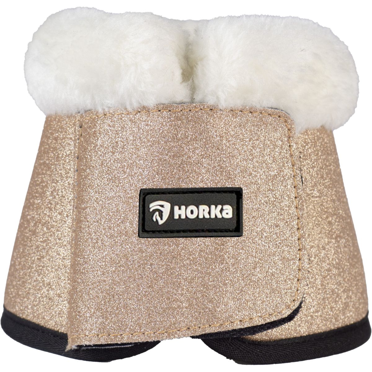 HORKA Protectores de piernas Glitter Oro Rosa
