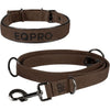 EQPRO Collar y Correa Softshell Chocolate