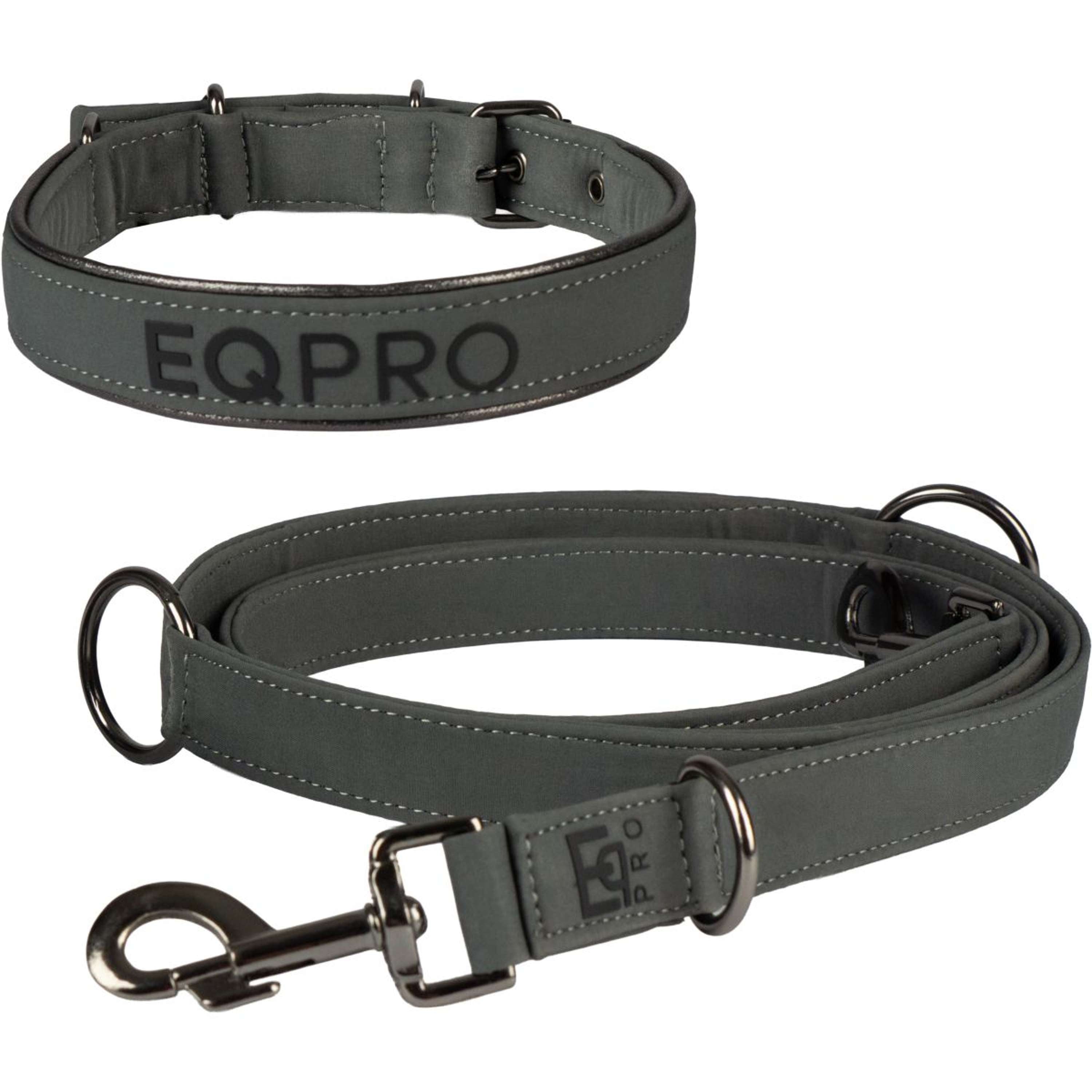 EQPRO Collar y Correa Softshell Shadow Steel