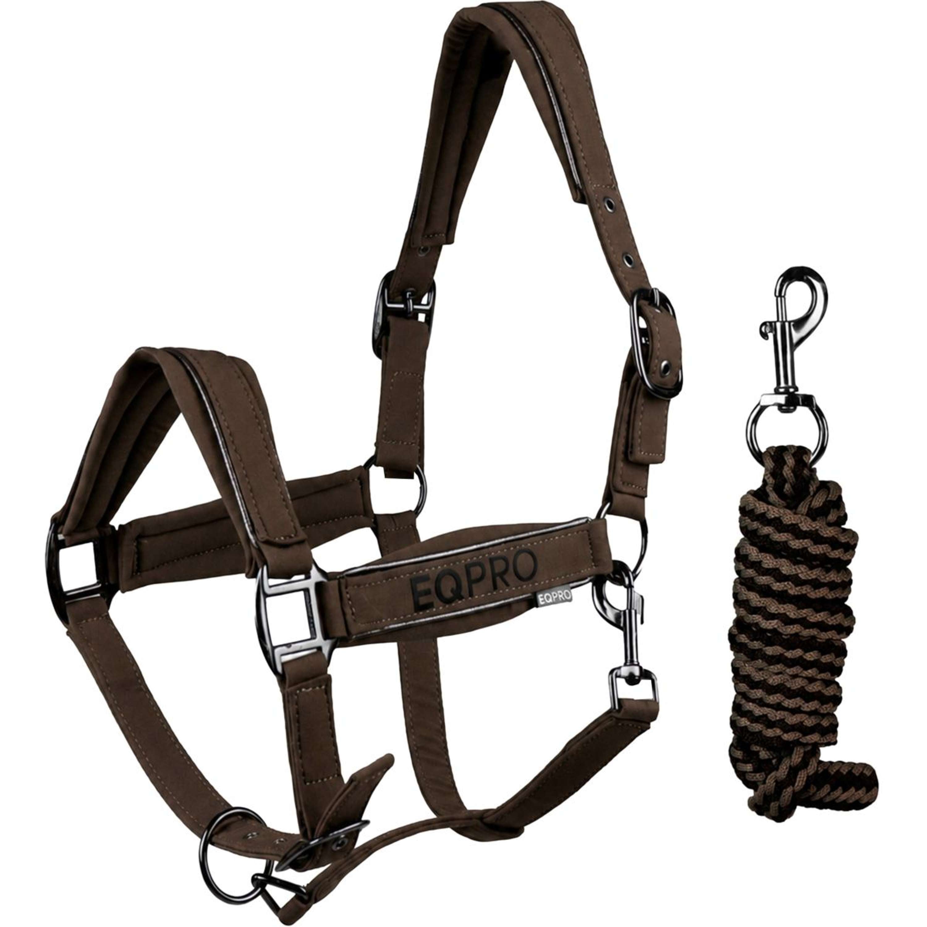 EQPRO Juego de Cabestro Softshell Chocolate