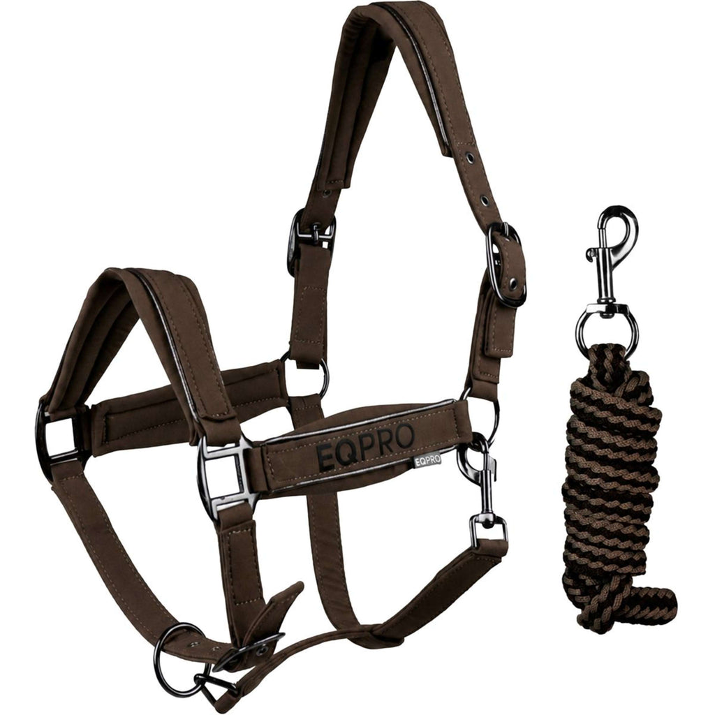 EQPRO Juego de Cabestro Softshell Chocolate