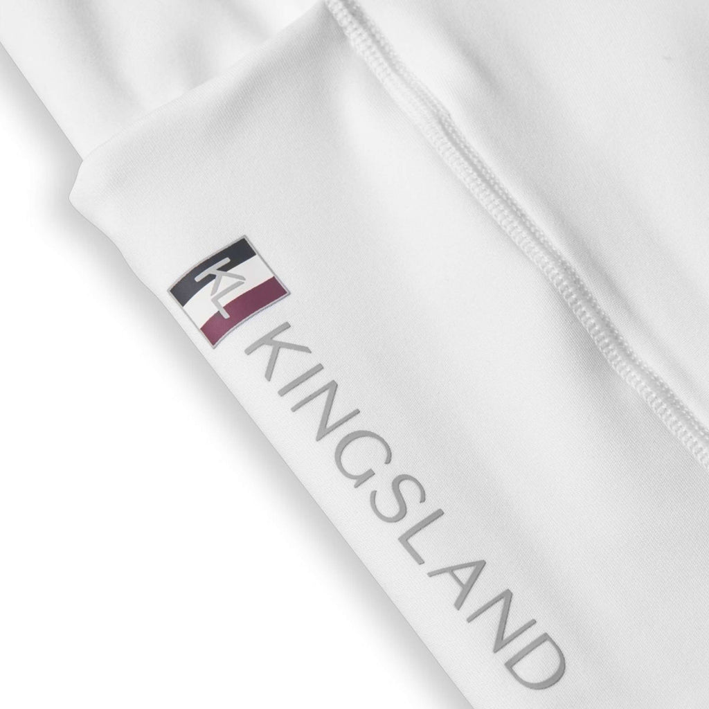 Kingsland Legging de Equitación Classic Full Grip Blanco