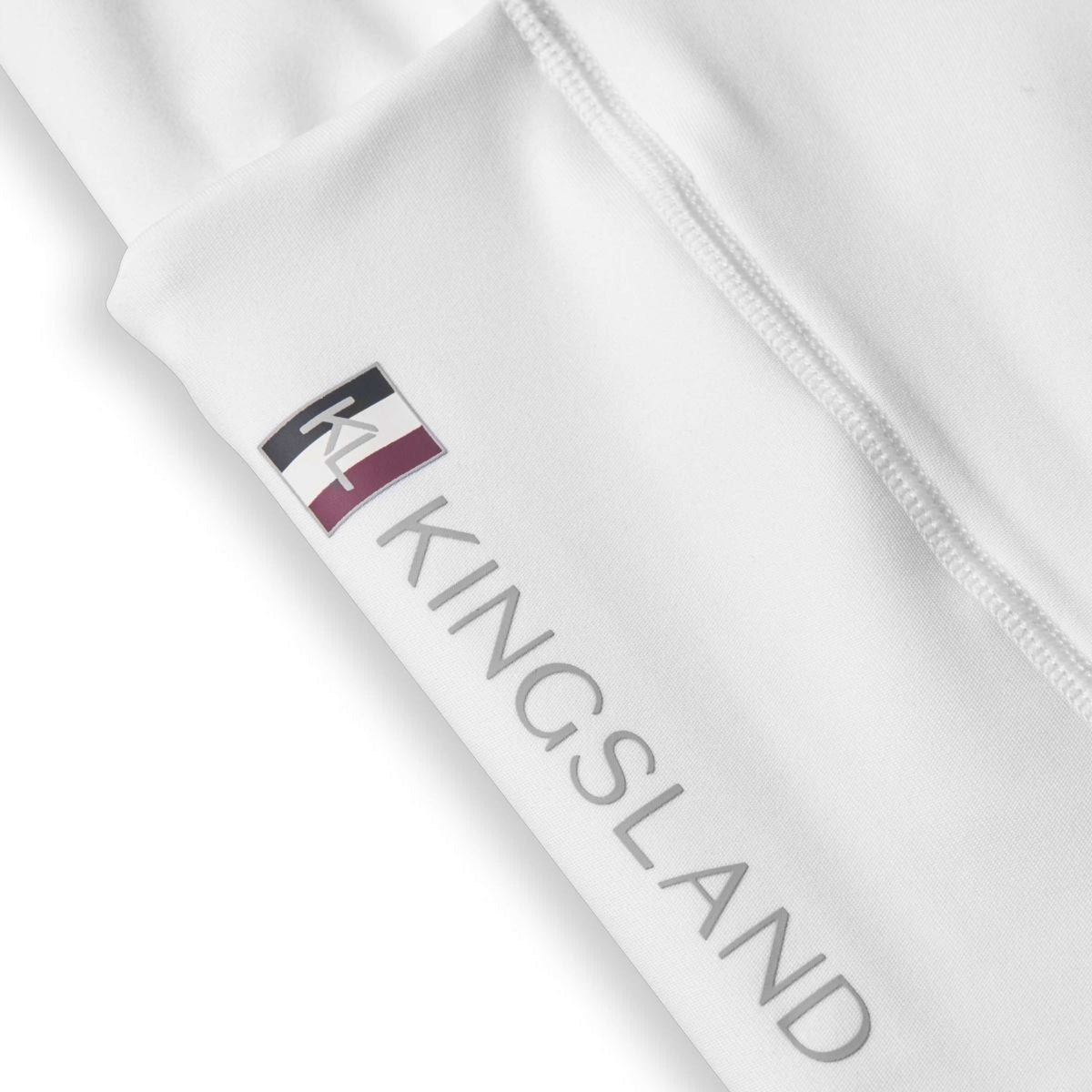 Kingsland Legging de Equitación Classic Full Grip Blanco