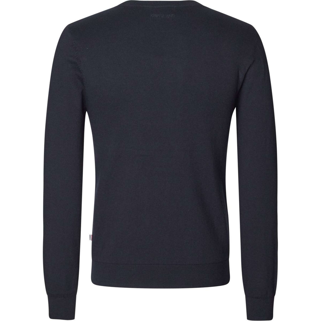 Kingsland Pullover Classic O-Neck Hombres Navy