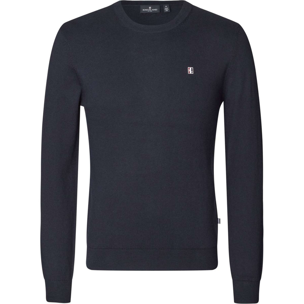 Kingsland Pullover Classic O-Neck Hombres Navy