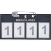 Kingsland Startnummer Classic 4 Números Navy