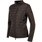 EQPRO Sudadera con capucha y cremallera Geneviève Chocolate