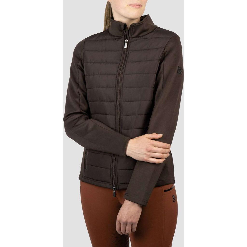 EQPRO Sudadera con capucha y cremallera Geneviève Chocolate