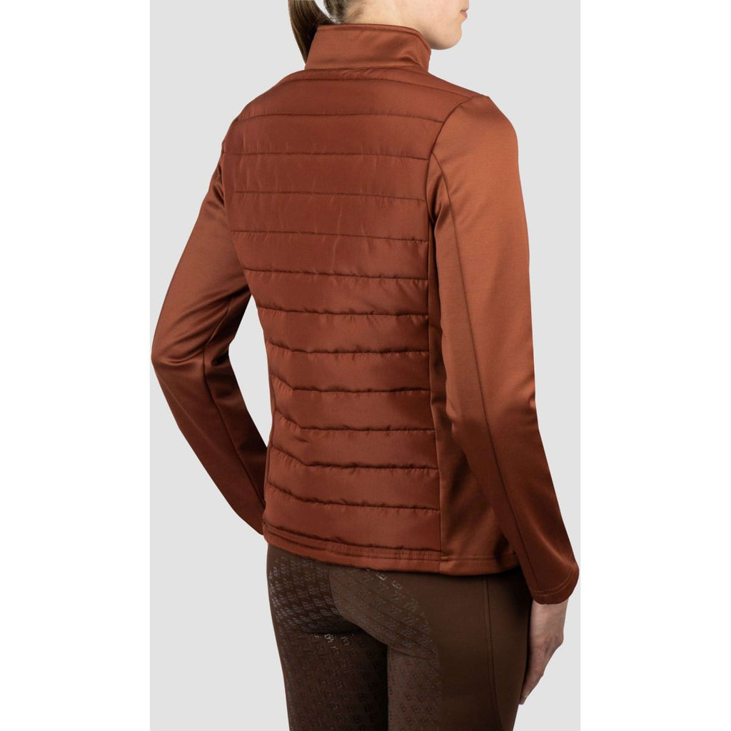 EQPRO Sudadera con capucha y cremallera Geneviève Burnt Umber
