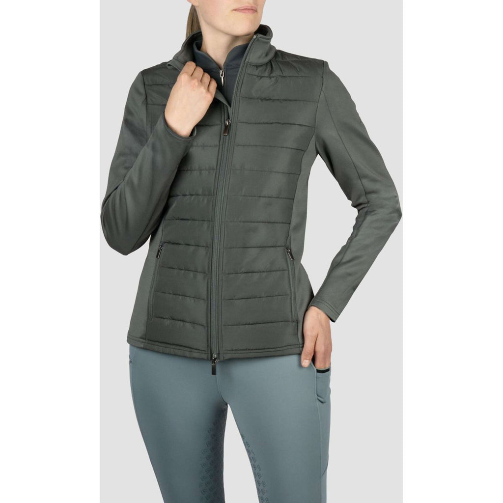 EQPRO Sudadera con capucha y cremallera Geneviève Shadow Steel