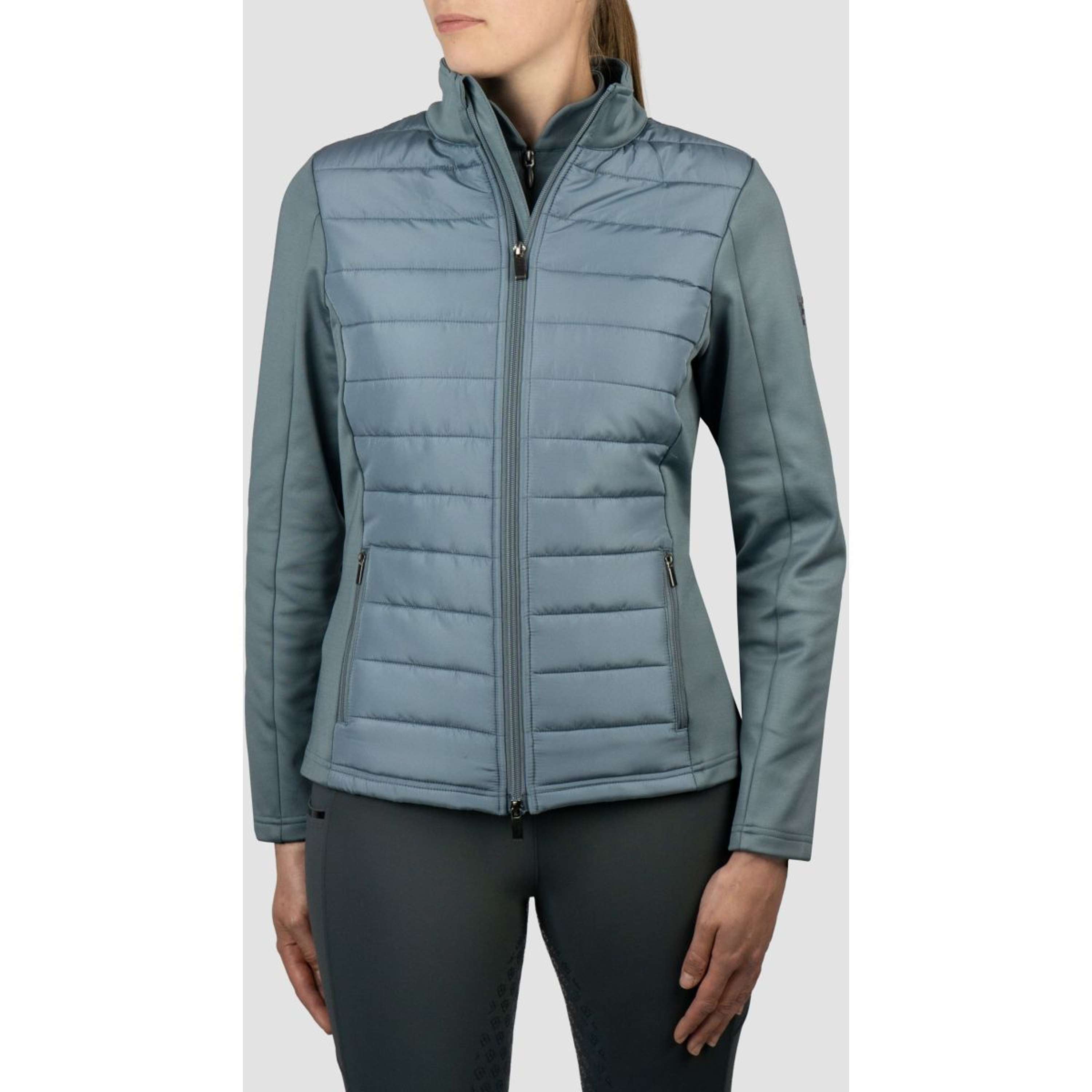 EQPRO Sudadera con capucha y cremallera Geneviève Blue Mist
