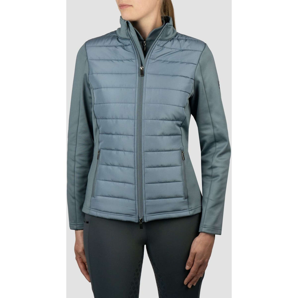 EQPRO Sudadera con capucha y cremallera Geneviève Blue Mist