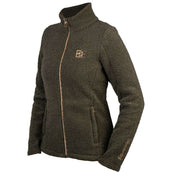 HORKA Sudadera con capucha y cremallera Teddy Francesca Espresso