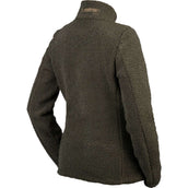 HORKA Sudadera con capucha y cremallera Teddy Francesca Espresso