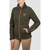 HORKA Sudadera con capucha y cremallera Teddy Francesca Espresso