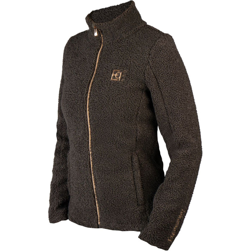 HORKA Sudadera con capucha y cremallera Teddy Francesca Chocolate oscuro HORKA Sudadera con capucha y cremallera Teddy Francesca Chocolate oscuro