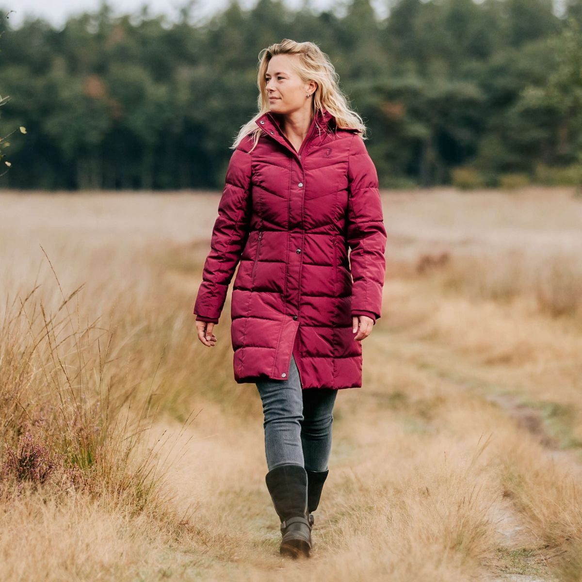 HORKA Abrigo de Invierno Glacier Bordeaux