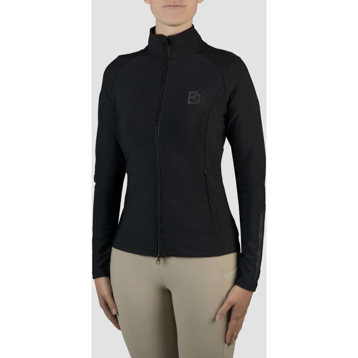 HORKA Sudadera con capucha y cremallera Excellence Negro