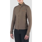 HORKA Sudadera con capucha y cremallera Excellence Cafe Marron