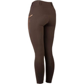 HORKA Legging de Equitación Mindy Chocolate oscuro