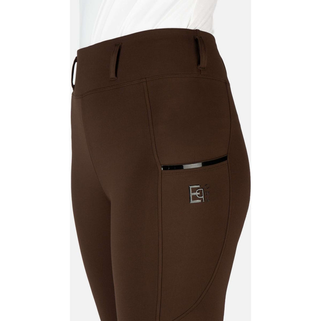 EQPRO Legging de Equitación Mindy Full Grip Chocolate