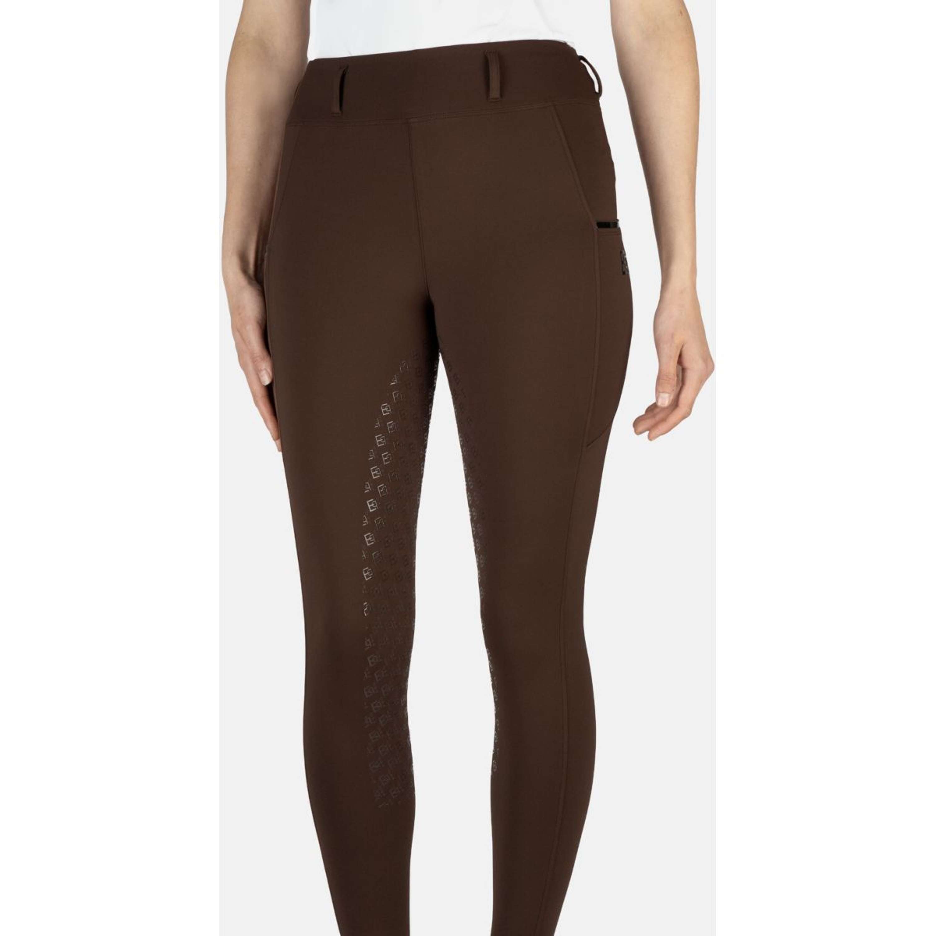 EQPRO Legging de Equitación Mindy Full Grip Chocolate